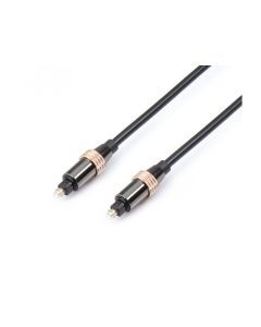 Reekin Câble audio optique Toslink 1m PREMIUM (Noir)