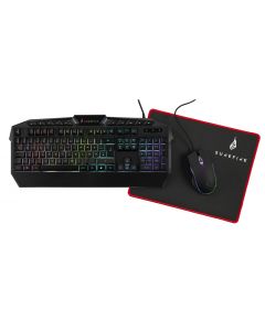 SureFire Kingpin 48825-482 Set clavier QWERTZ/TY, souris et tapis de souris