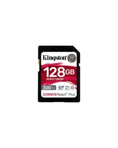 Kingston 128GB Canvas React Plus SDXC UHS-II 300R/260W U3 V90 SDR2/128GB