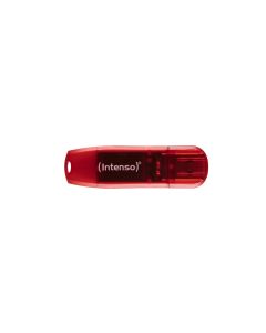 Intenso USB Flash Drive Rainbow Line 128 Go Rouge (3502491)
