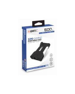 Emtec external SSD X210G Gaming 500GB - USB 3.2 + USB-C