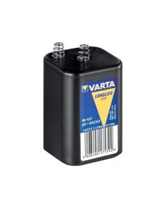 Varta Battery Zink-Kohle, 431, 6V, 8.500mAh, Shrinkwrap (1-Pack)