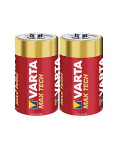 Varta Paquet de 2 piles Alkaline, Mono, D, LR20, 1.5V - Longlife Max Power