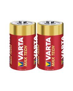 Varta Pack 2 piles Baby, C, Alkaline, LR14, 1.5V - Longlife Max Power