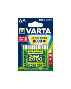 Varta Akku Mignon, AA, HR06, 1,2 V/1350 mAh ? Accu Power  (4 piles )