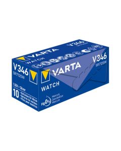 Varta Battery Silver Oxide, Knopfzelle, 346, SR712, 1.55V (10-Pack)