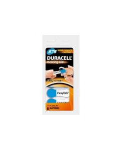 Duracell Battery Zinc Air, 675, 1.45V Blister (6-Pack)