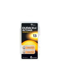 Duracell Pack de 6 piles pour appareil auditif code  13 PR48 (174694)