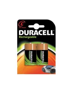 Duracell Akku NiMH, Baby, C, HR14, 1.2V/3000mAh Recharge, Blister (2 piles )