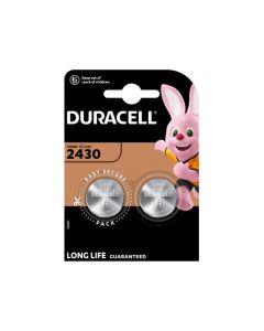 Duracell Battery  Lithium, CR2430, 3V - Electronics, Blister (2-Pack)