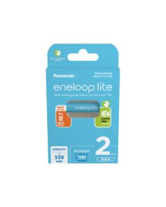 Panasonic Akku NiMH, Micro, AAA, HR03, 1.2V/550mAh Blister (2 piles ) BK-4LC