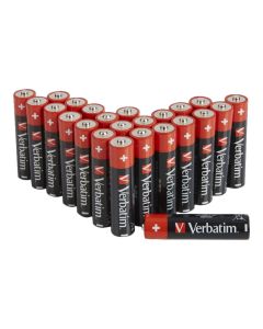 Verbatim Boîte de 24 piles Alkaline, Micro, AAA, LR03, 1.5 V