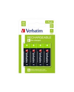 Verbatim Akku NiMH, Mignon, AA, HR06, 1.2V/2500mAh - Blister (4 piles )