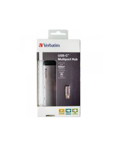 Verbatim USB 3.1-C Hub, Slimline, 2x USB 3.0, HDMI 4K inkl. USB-C Kabel