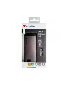 Verbatim USB-C Hub, 3x USB 3.0, HDMI , Gigabit , SDHC/microSDHC inkl. USB