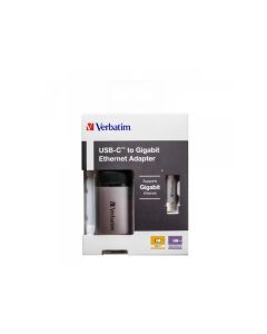 Verbatim USB-C Hub, 1x Gigabit Ethernet - Slimline, inkl. USB-C Kabel