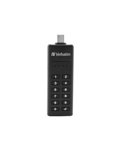 Verbatim USB 3.1 Stick 64GB, Typ C, Secure, Keypad - Retail