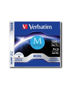 Verbatim M-DISC BD-R XL 100GB/1-4x Jewelcase (1 Disc) - Archivmedium