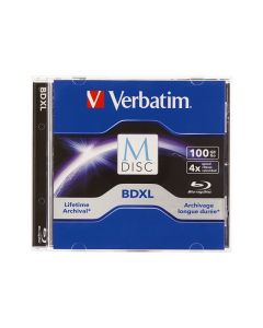 Verbatim M-DISC BD-R XL 100GB/1-4x Jewelcase (1 Disc) - Archivmedium