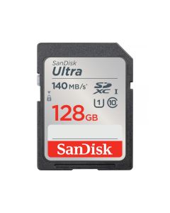 SanDisk Ultra 128 GB SDXC 140MB/s Extended Capacity SD SDSDUNB-128G-GN6IN