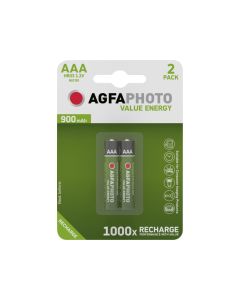 AGFAPHOTO (AAA) battery HR03 Micro NiMH 900 mAh 1.2 V 4 pieces (131-802756)