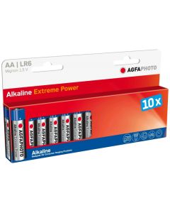 AGFAPHOTO Pack de 10 piles Power Alkaline Micro AAA