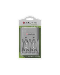 AGFAPHOTO universal battery charger without batteries for AA/AAA/9V