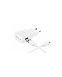 Samsung Typ C Cable - USB Charger- 2A - White BULK - EP-TA200EWE+EP-DG970