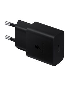 Samsung Wall Charger 15W + USB-C Datenkabel Black - EP-T1510XBEGEU