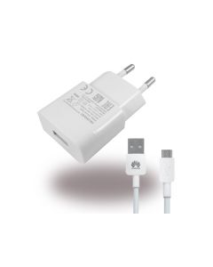 Huawei Chargeur/adaptateur + cable Micro USB  1000mA blanc - HW-050100E01