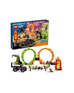 LEGO City - Stuntz L?arène de cascade avec double looping (60339)