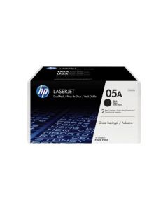 HP No.05A Dual Pack Black Cartridg 2 Stück - CE505D