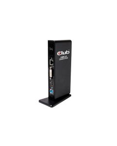 Club 3D USB 3.0 Dual Display Dockingstation Schwarz Klavierlack CSV-3242HD