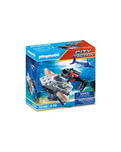 Playmobil City Action - Détresse en mer  scooter de plongée (70145)