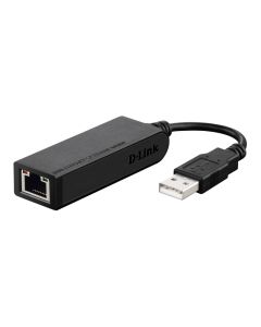 D-Link Avec fil - USB - Ethernet - 100 Mbit/s - Noir DUB-E100