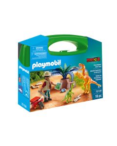 Playmobil Dino - Mallette dinosaure et chercheur (70108)