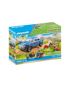 Playmobil Country - Maréchal-ferrant et véhicule (70518)