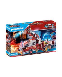 Playmobil City Action - Camion de pompiers avec échelle (70935)