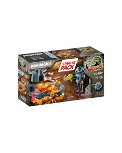 Playmobil Dino Rise - Starter Pack Agent avec Scorpion de feu (70909)