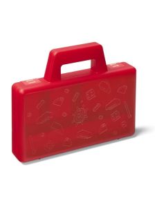 LEGO Stockage - Boîte de tri rouge transparente (5005769)