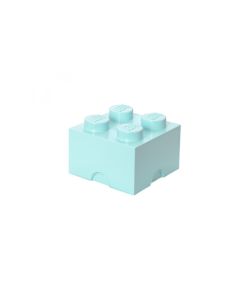 LEGO Brique de rangement 4 plots bleu aqua (40051742)