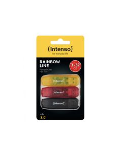 Intenso USB Flash Drive Rainbow Line 32 Go (3502483) - Triplepack