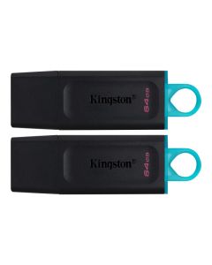 Kingston DataTraveler Exodia USB Flash 2er Pack 64GB Black Teal DTX/64GB-2