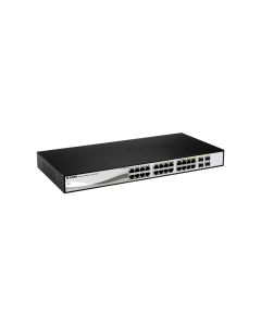 D-Link Smart Switch 24 x 10/100/1000(PoE+)+ 4x Combo Gigabit DGS-1210-24P/E