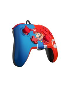 PDP Controller Faceoff Deluxe Audio Mario Switch 500-134-EU-C1MR-1