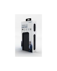 Gembird Powerbank 20.000 mAh USB black PB20-01