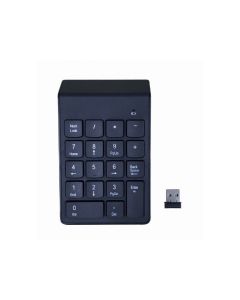 Gembird Wireless Keyboard number of keys 18, black KPD-W-02