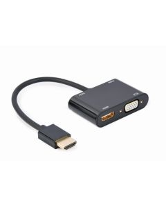 CableXpert HDMI to HDMI-Buchse + Audio-Adaptercabel,A-HDMIM-HDMIFVGAF-01