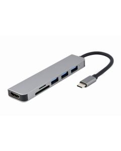 CableXpert Multi Port Adapteris USB Type A-CM-COMBO6-02