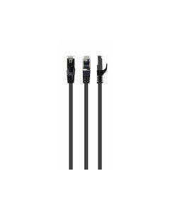 CableXpert CAT6A Patchkabel (LSZH), 0,25 Meter - PP6A-LSZHCU-BK-0.25M
